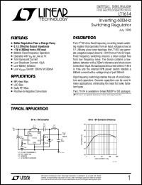 LT1613CS5 Datasheet