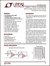 LT1630 Datasheet