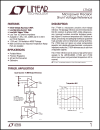 LT1634 Datasheet