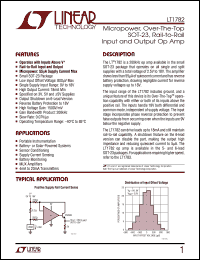 LT1782 Datasheet