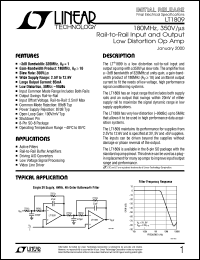 LT1809 Datasheet