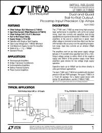 LT1882 Datasheet