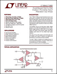 LT1884 Datasheet