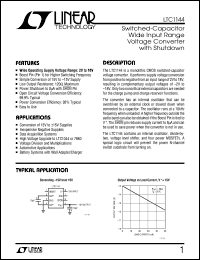 LTC1148LCS Datasheet