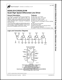 DS26LS31MWFQMLV Datasheet