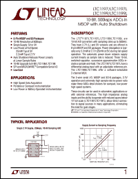 LTC1199CMS8 Datasheet