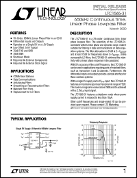 LTC1565-31 Datasheet