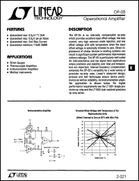 OP05 Datasheet