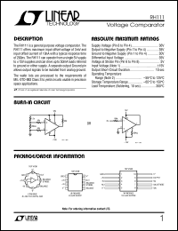 RH111 Datasheet