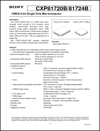 CXP81720A Datasheet