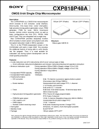 CXP818P48A Datasheet
