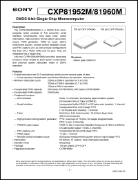 CXP819P60M Datasheet