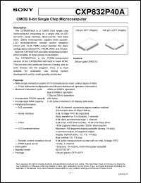 CXP83200A Datasheet