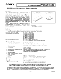 CXP856P40 Datasheet