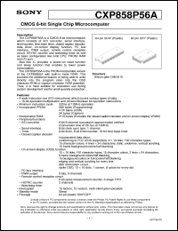 CXP858P56A Datasheet