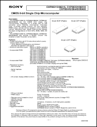 CXP864P61 Datasheet