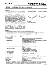 CXP872P48A Datasheet