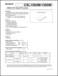 CXL1506M Datasheet