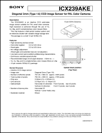 ICX239AKE Datasheet