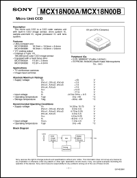 MCX18N00A Datasheet