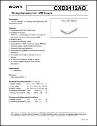CXD2475TQ Datasheet