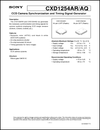 CXD1257AR Datasheet