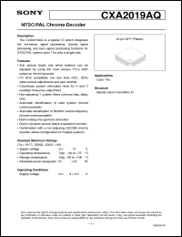 CXA2586M Datasheet