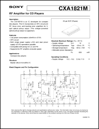 CXA1853AQ Datasheet