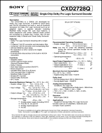 CXD2721Q-1 Datasheet