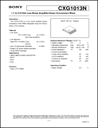 CXG1022TM Datasheet