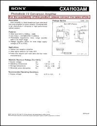 CXA1103AM Datasheet