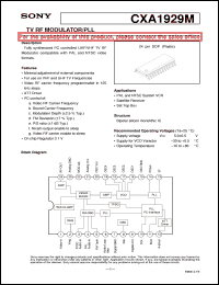 CXA1917AS Datasheet