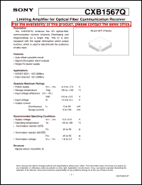 CXB1561Q-Y Datasheet