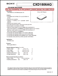 CXD1804CR Datasheet