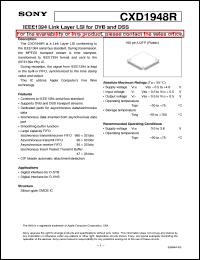 CXD1961AQ Datasheet