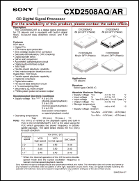 CXD2500AQZ Datasheet