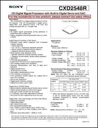 CXD2540Q-2 Datasheet