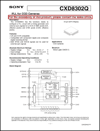 CXD8302Q Datasheet