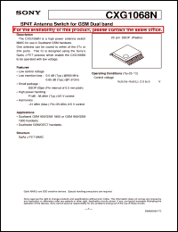 CXG1064ATN Datasheet