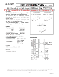 CXK582000YM Datasheet