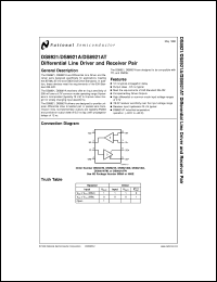 DS8921ATM Datasheet