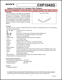 CXP1021Q Datasheet