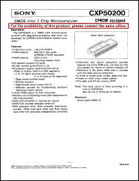 CXP50212 Datasheet