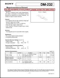 DM-232 Datasheet