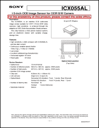ICX059ALB Datasheet