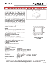 ICX096AKE Datasheet