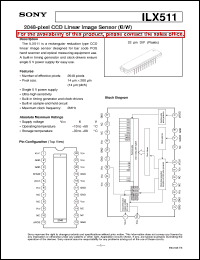 ILX511 Datasheet