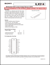 ILX514 Datasheet