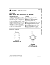 DS90C032E-MIL Datasheet