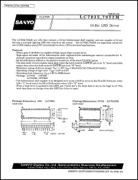 LC7932 Datasheet